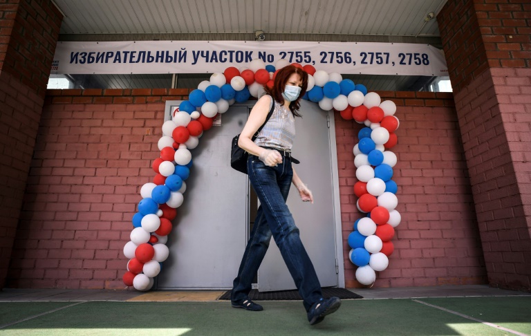 Turnout was almost 68 percent in the Russian referendum on constitutional changes. (AFP photo) Turnout was almost 68 percent in the Russian referendum on constitutional changes. (AFP photo)
