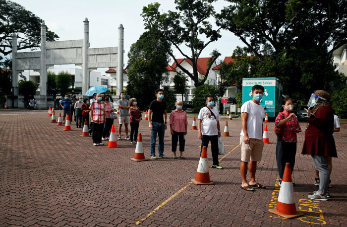 Bangkok Post Long Queues As Singaporeans Vote Bangkok Post Long Queues As Singaporeans Vote
