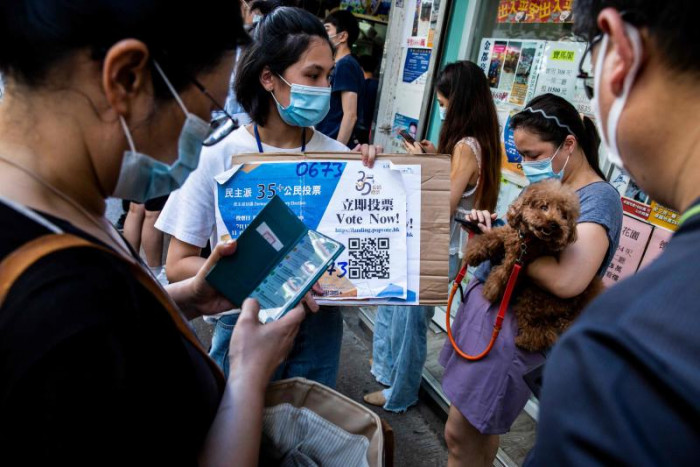 500,000 Hong Kongers cast 'protest' vote