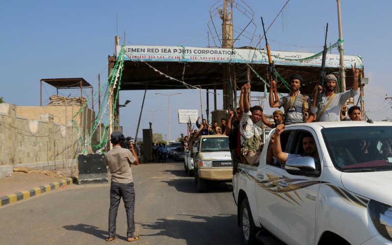 Yemen's port city of Hodeida is controlled by the Iran-backed Huthi rebels. Yemen's port city of Hodeida is controlled by the Iran-backed Huthi rebels.