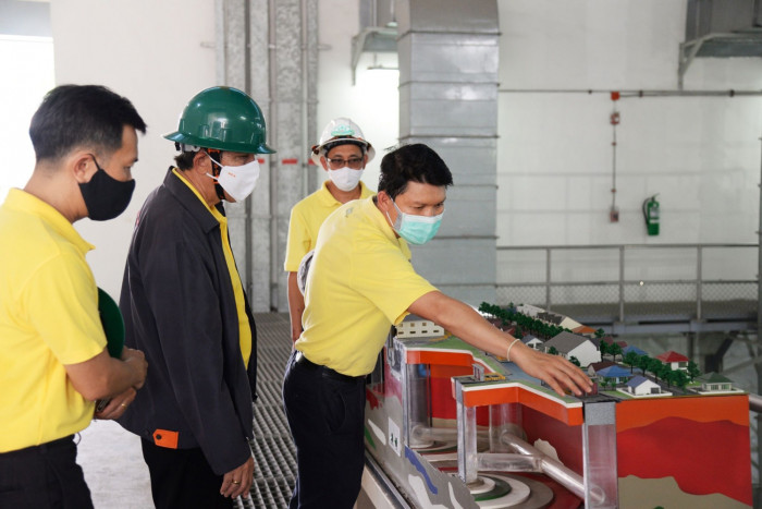 MEA inspects electricity security at Bang Sue Canal drainage tunnel