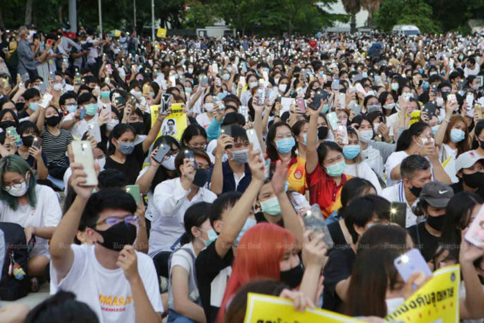 Apology for 'sensitive' content aired at rally
