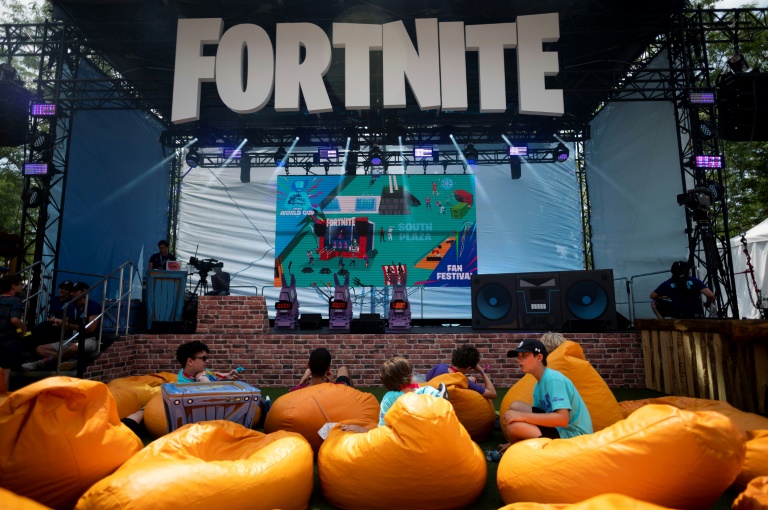 Spectators are seen at the 2019 Fortnite World Cup Finals in New York City in July 2019. Spectators are seen at the 2019 Fortnite World Cup Finals in New York City in July 2019.
