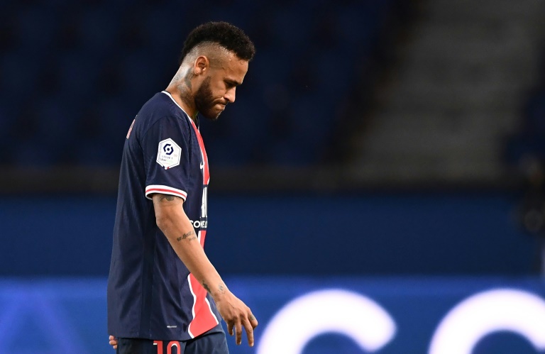 Neymar was sent off for slapping Avaro Gonzalez after what he insists was racist abuse from the Marseille defender. Neymar was sent off for slapping Avaro Gonzalez after what he insists was racist abuse from the Marseille defender.