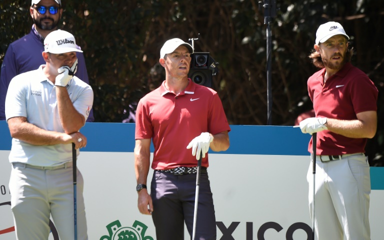 Fathers three: (From left) Gary Woodland, Rory McIlroy and Tommy Fleetwood Fathers three: (From left) Gary Woodland, Rory McIlroy and Tommy Fleetwood