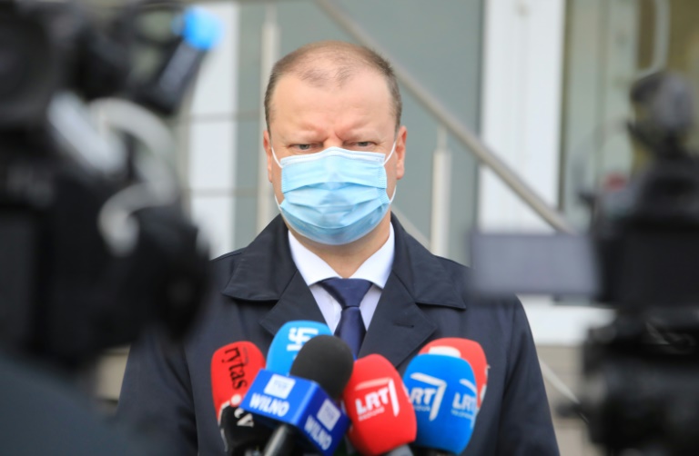 Lithuania's Prime Minister Saulius Skvernelis hopes to win enough votes to build a centre-coaltion after the second round Lithuania's Prime Minister Saulius Skvernelis hopes to win enough votes to build a centre-coaltion after the second round