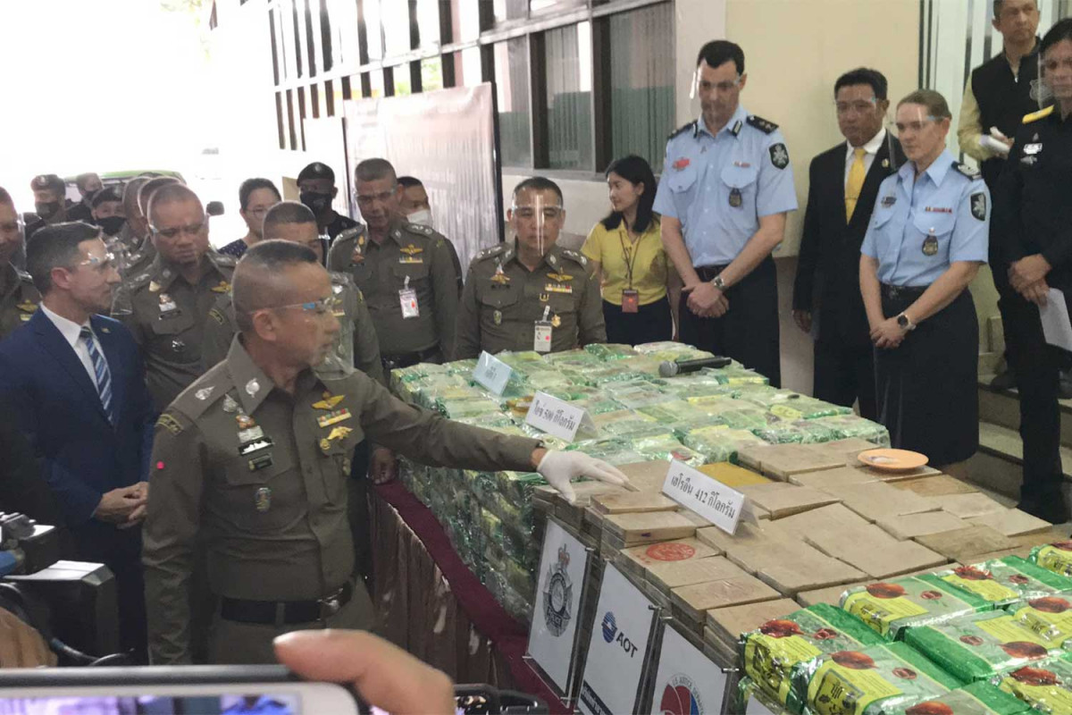 Bangkok Post - Police reveal eight major drug busts