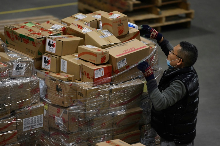 Chinese shoppers spend big in post-virus Singles' Day binge