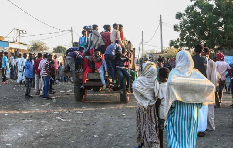 Thousands have fled to neighbouring Sudan Thousands have fled to neighbouring Sudan