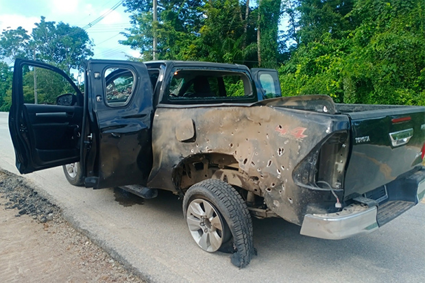 Rangers bombed on way to wedding