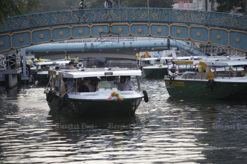 Electric boats to link Chao Phraya with train, MRT