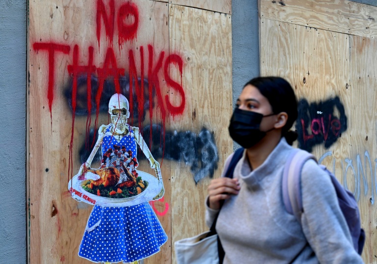 Many Americans still plan to celebrate Thanksgiving with extended family gatherings, despite warnings against it. (Photo: AFP) Many Americans still plan to celebrate Thanksgiving with extended family gatherings, despite warnings against it. (Photo: AFP)