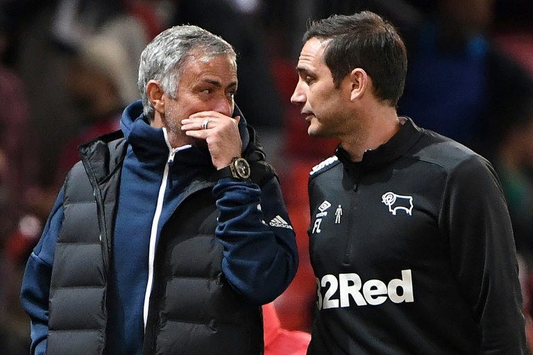 Jose Mourinho (left) is going head to head with Frank Lampard at Stamford Bridge. Jose Mourinho (left) is going head to head with Frank Lampard at Stamford Bridge.