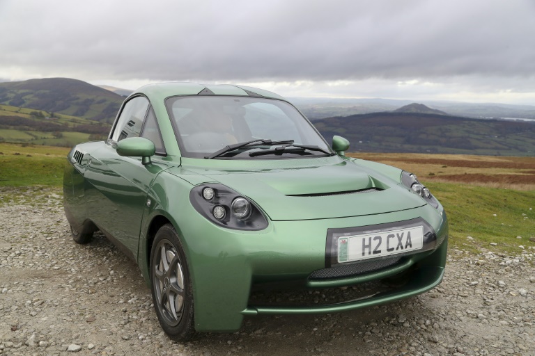 The makers of the Rasa hydrogen-powered car believe it has an advantage over electric batteries because of its much greater range The makers of the Rasa hydrogen-powered car believe it has an advantage over electric batteries because of its much greater range