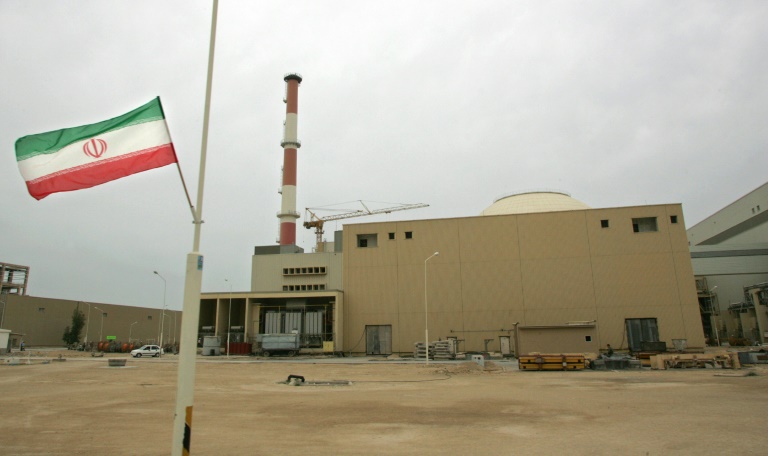 An Iranian flag flies outside the building housing the reactor of the Bushehr nuclear power plant in the southern Iranian port town of Bushehr. (AFP File Photo) An Iranian flag flies outside the building housing the reactor of the Bushehr nuclear power plant in the southern Iranian port town of Bushehr. (AFP File Photo)