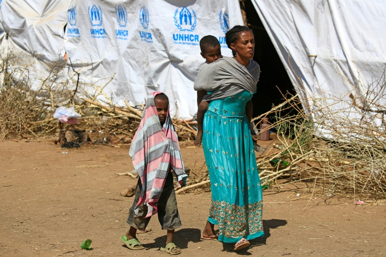 Tens of thousands of Ethiopians have fled to the Um Raquba refugee camp in eastern Sudan Tens of thousands of Ethiopians have fled to the Um Raquba refugee camp in eastern Sudan
