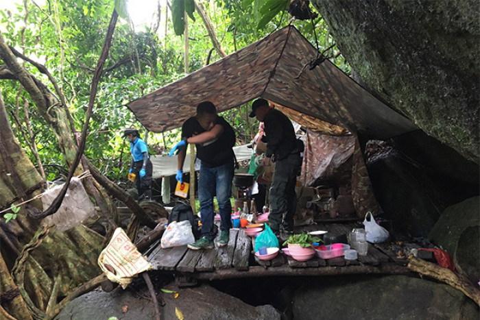 Insurgent camp found on southern mountain - Vimarsana News