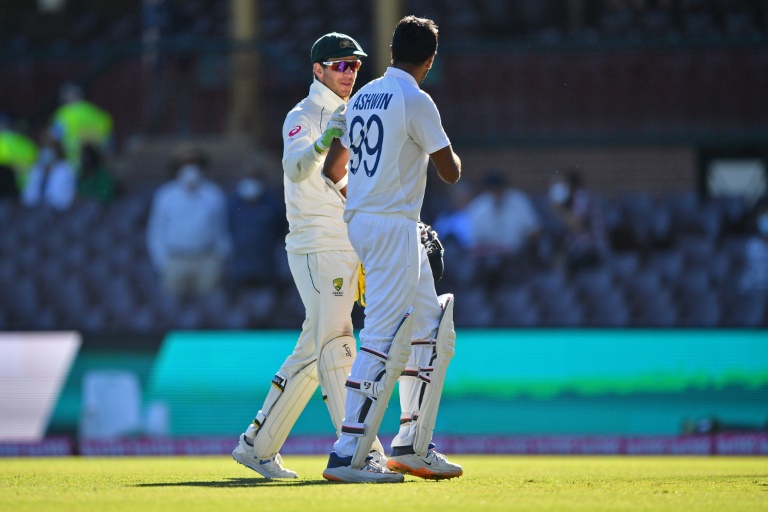 Aussie captain Tim Paine (left) dropped three catches during the epic final day of the third Test, including a chance from India's Ravi Ashwin. Aussie captain Tim Paine (left) dropped three catches during the epic final day of the third Test, including a chance from India's Ravi Ashwin.