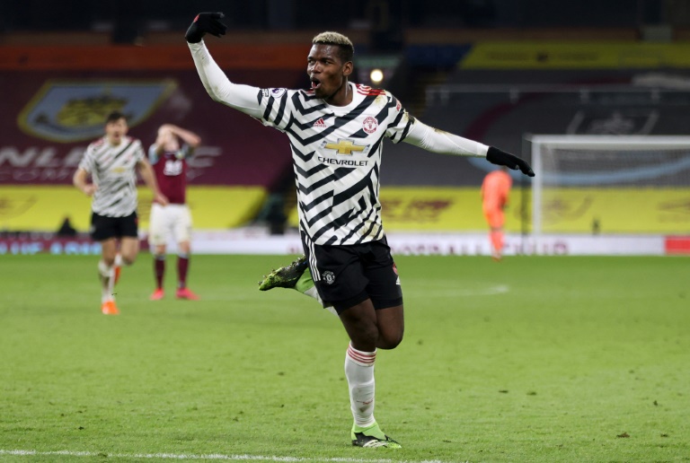Pogback on top: Paul Pogba's winner at Burnley took Manchester United top of the Premier League for the first time in three years. Pogback on top: Paul Pogba's winner at Burnley took Manchester United top of the Premier League for the first time in three years.