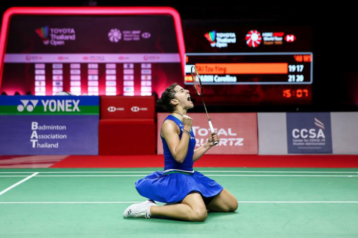 Marin claims back-to-back badminton titles in Bangkok