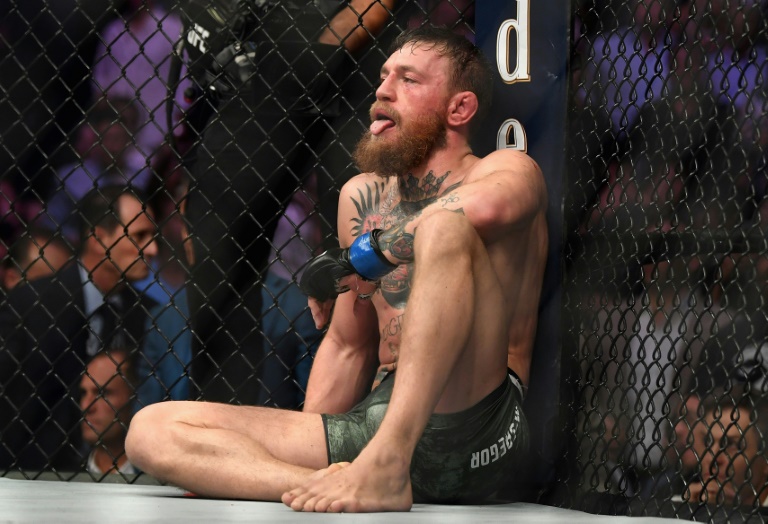 Knocked out: Conor McGregor Knocked out: Conor McGregor