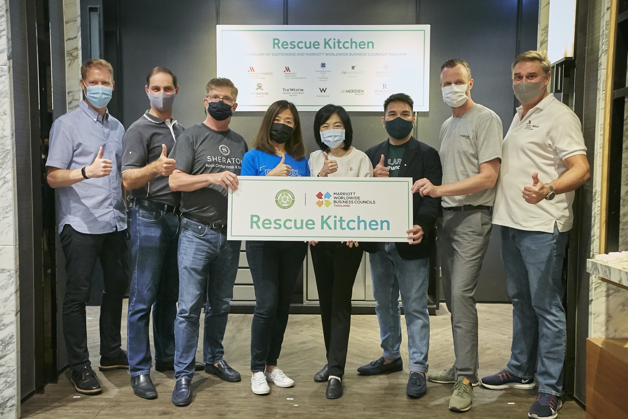 MARRIOTT & SOS THAILAND SET UP “MUTUAL RESCUE KITCHEN” TO FEED FAMILIES IMPACTED BY THE COVID CRISIS IN BANGKOK