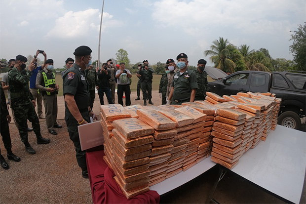 500kg ganja seized in Nakhon Phanom