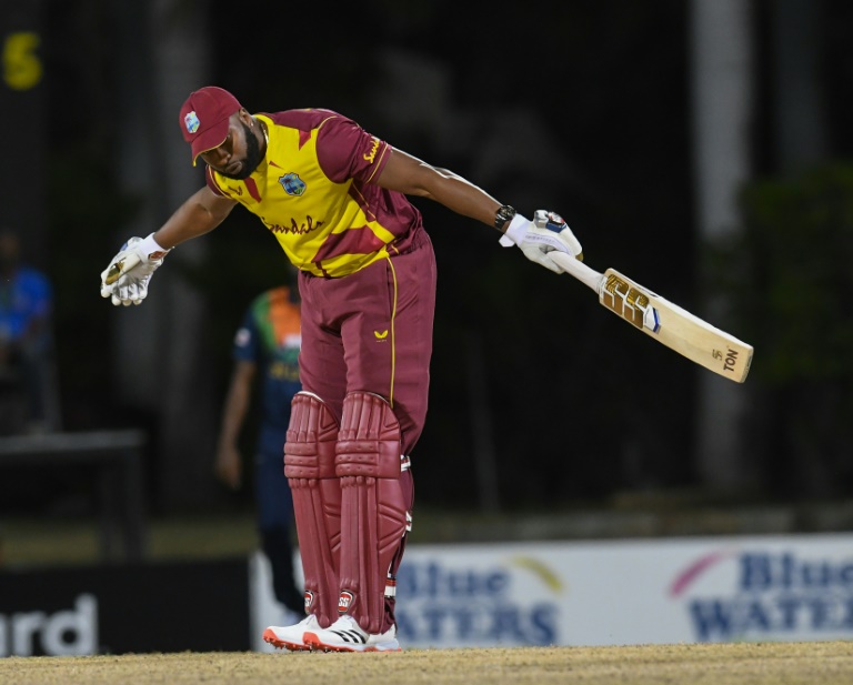 Pollard hits six sixes off hat-trick man Dananjaya in T20 triumph