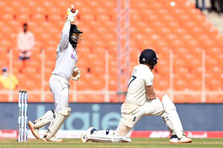 Man of the moment: Rishabh Pant celebrates after the dismissal of Dom Bess in the fourth and final Test Man of the moment: Rishabh Pant celebrates after the dismissal of Dom Bess in the fourth and final Test