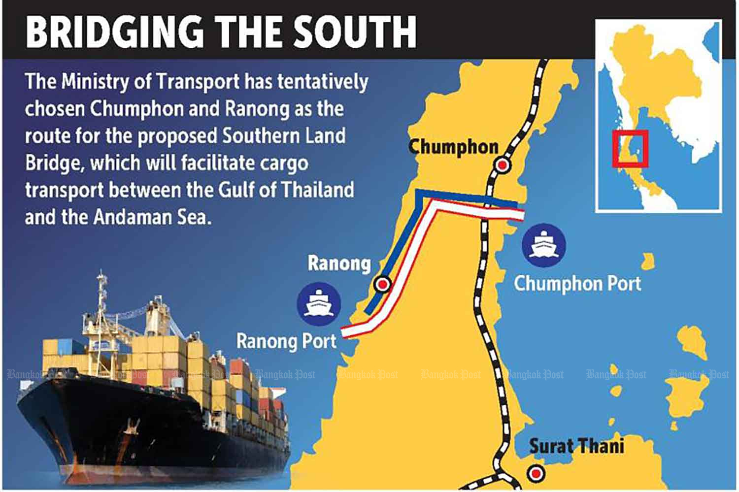 Govt mulls southern bridge spots