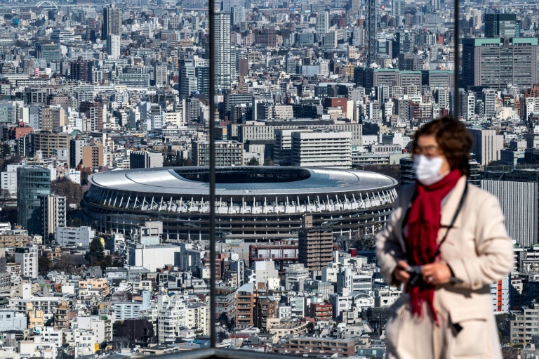The National Stadium (seen from the Shibuya Sky observation deck) is the main venue for the much-delayed Tokyo Games. (AFP Photo) The National Stadium (seen from the Shibuya Sky observation deck) is the main venue for the much-delayed Tokyo Games. (AFP Photo)