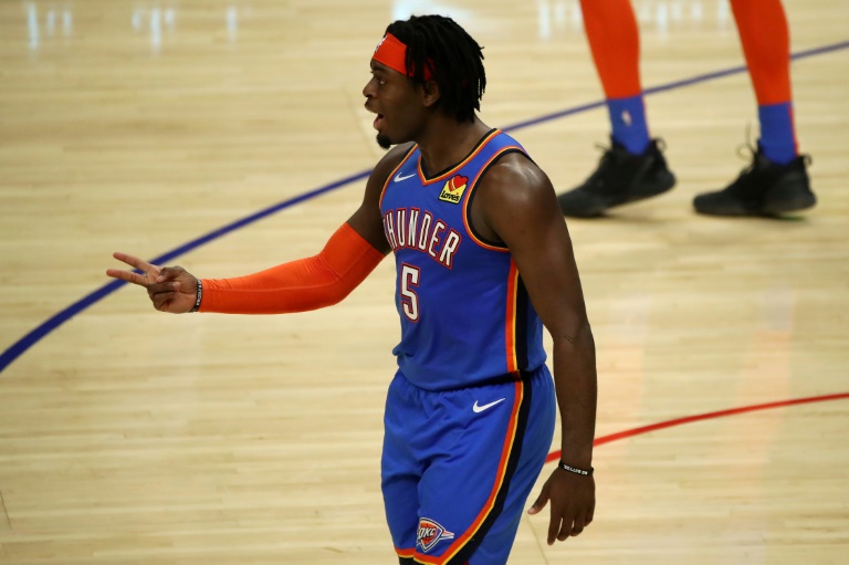 Oklahoma City's Lu Dort scored 23 points and came up with a Oklahoma City's Lu Dort scored 23 points and came up with a