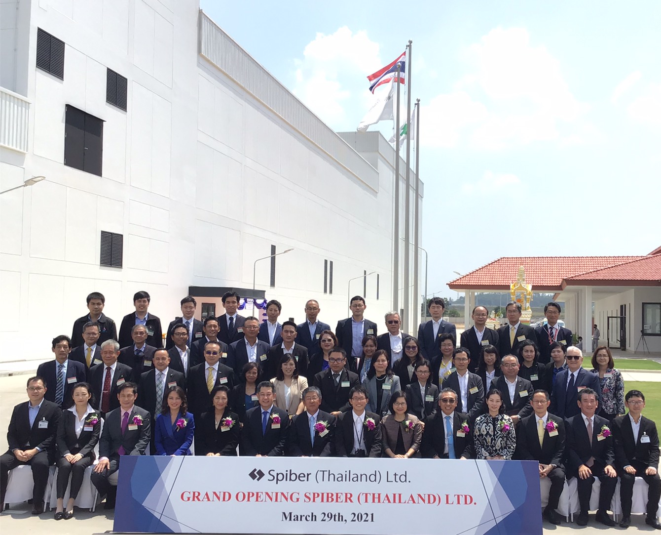 Embassy of Japan, NSTDA and BOI attend opening ceremony of Spiber factory