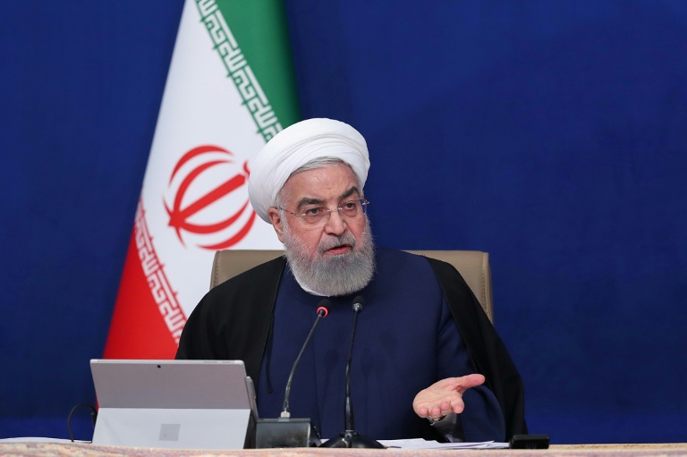 Iranian President Hassan Rouhani gives an upbeat assessment to his cabinet of Tuesday's opening round of nuclear talks in Vienna Iranian President Hassan Rouhani gives an upbeat assessment to his cabinet of Tuesday's opening round of nuclear talks in Vienna