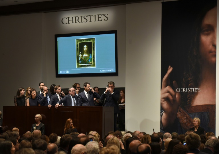 The painting was last auctioned at Christie's in New York in 2017 The painting was last auctioned at Christie's in New York in 2017