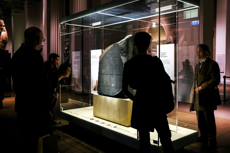 The Rosetta Stone, discovered by French troops and housed today at the British Museum, unlocked the study of ancient Egypt The Rosetta Stone, discovered by French troops and housed today at the British Museum, unlocked the study of ancient Egypt