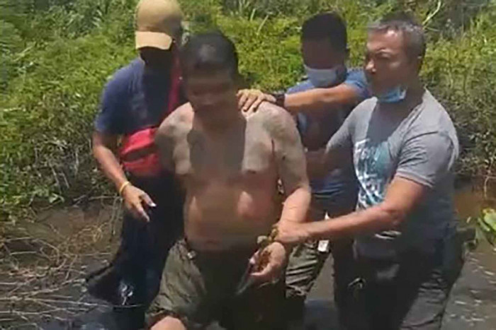 Bangkok Post - Fugitive arrested in Songkhla swamp