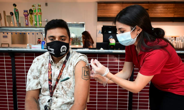 The EU and US are under pressure to share vaccines more equitably with less well-off countries. (AFP Photo) The EU and US are under pressure to share vaccines more equitably with less well-off countries. (AFP Photo)
