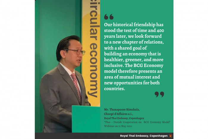 Royal Thai Embassy in Copenhagen, BOI and NSTDA host Bio-Circular-Green Economy Model webinar - Vimarsana News