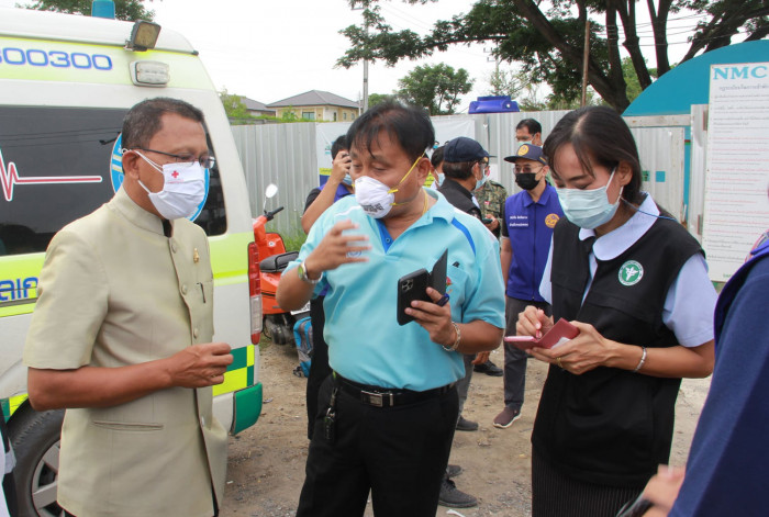 Ayutthaya construction camp with 180 cases sealed off - Vimarsana News