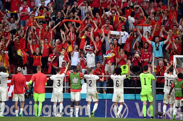 De Bruyne inspires Belgium comeback win amid Eriksen tributes