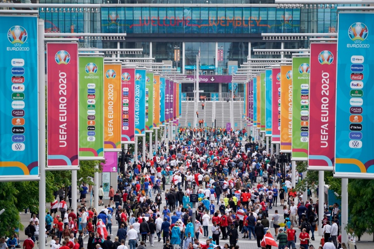 Authorities have warned against large gatherings ahead of the Euro 2020 football final at Wembley, fearful of coronavirus outbreaks. Authorities have warned against large gatherings ahead of the Euro 2020 football final at Wembley, fearful of coronavirus outbreaks.