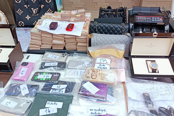 Bangkok Post - Two online gambling bases raided