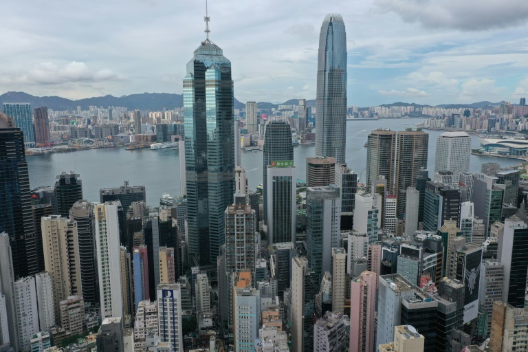The United States is warning of growing risks to businesses in Hong Kong, seen in May 2021. The United States is warning of growing risks to businesses in Hong Kong, seen in May 2021.