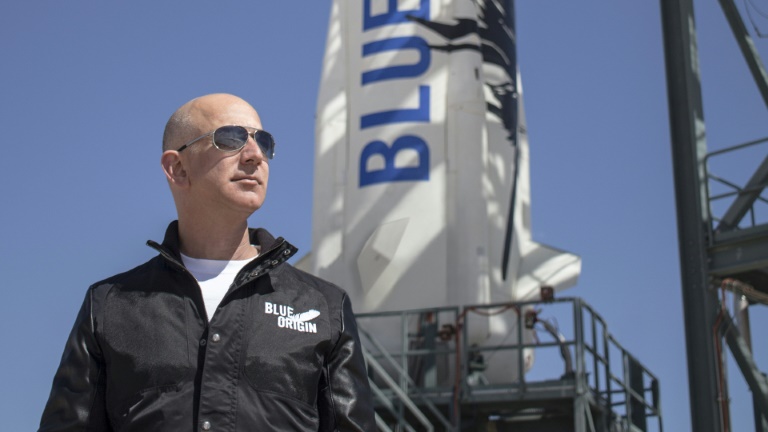 Bezos founded Blue Origin back in 2000, with the goal of one day building floating space colonies with artificial gravity where millions of people will work and live Bezos founded Blue Origin back in 2000, with the goal of one day building floating space colonies with artificial gravity where millions of people will work and live