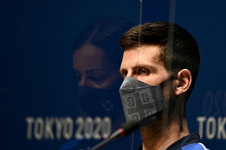 Serbia's Novak Djokovic is bidding for a Serbia's Novak Djokovic is bidding for a