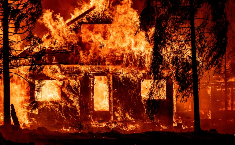 The fire has burnt down everything in its path but so far only ravaged remote areas in northern California. The fire has burnt down everything in its path but so far only ravaged remote areas in northern California.