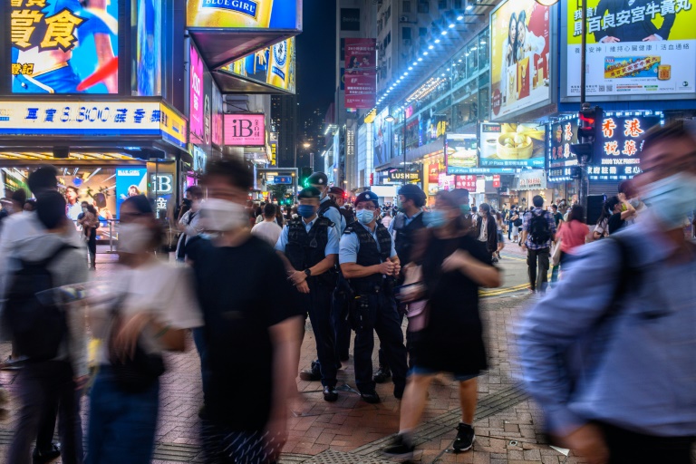 Hong Kong students arrested for 'advocating terrorism'