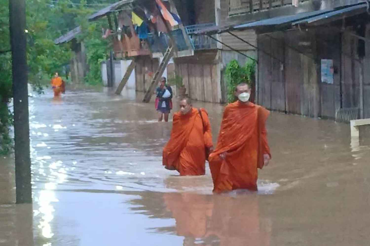 Flooding in part of Prachin Buri