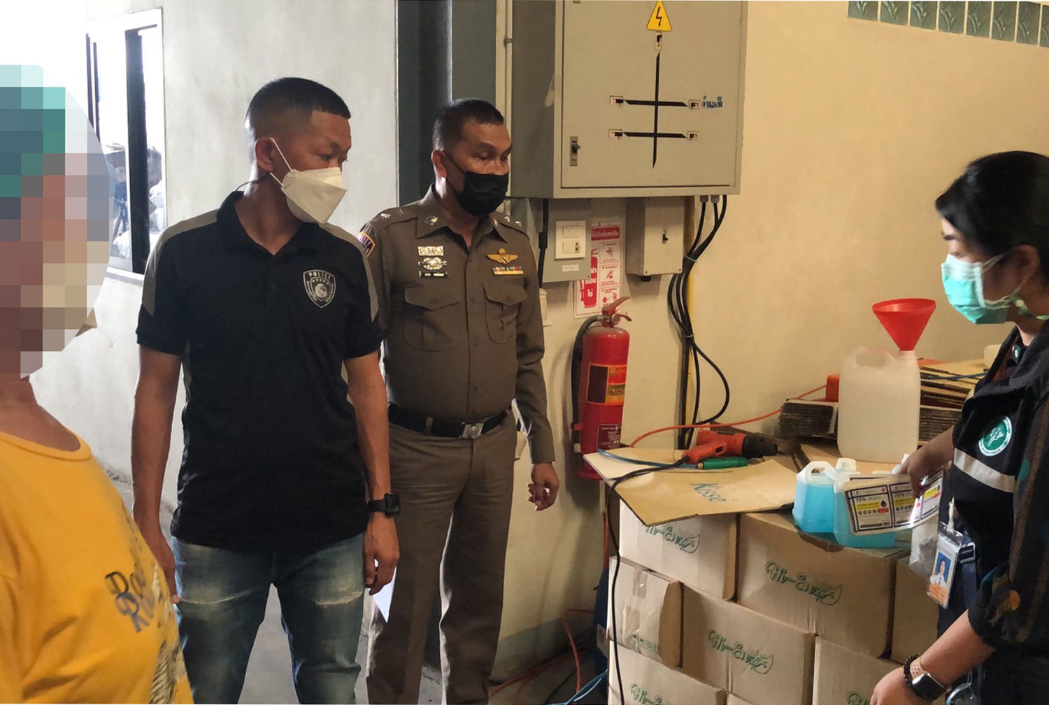 Illegal sanitising products seized in three provinces